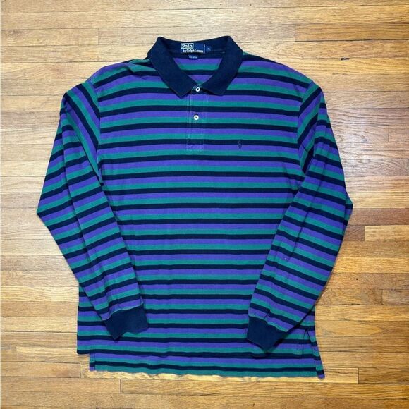 Polo Ralph Lauren Other - Vintage Polo Ralph Lauren Striped Rugby